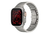 Smartwatch - Accessoires - Just Mobile Titanium Watch Band for Apple Watch Ultra (1&2) with DLC coating - WB49-101TI