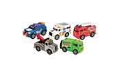 Speelgoedauto - Road Rippers Mini 5pk City Service 10cm - 20381