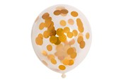 Speelgoed - Globos Confetti Balloons Paper Confetti Metallic Gold 30cm 6pcs. - 1128003