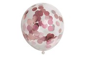 Speelgoed - Globos Confetti Balloons Paper Confetti Metallix Rose Gold 6pcs. - 1128005