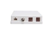 Kabels - diversen - Triax Outlet box Keystone CAT6 UTP CAT6 UTP 4 ports - 157081