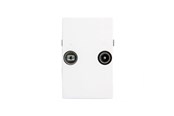 Antennekabel / connector - Triax Wall Outlet FM/TV TD 263E White - 302581