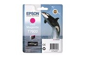 Inkt, toner en verbruiksartikelen - Epson T7603 - vivid magenta - original - ink cartridge - C13T76034N10