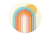 Mobiel - Overige accessoires - PopSockets PopGrip Original Rays for Days - 807063