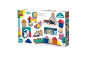 Speelgoed voor baby's - SES Creative Tiny Talents Wooden Building Blocks - 13143