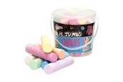 Buiten spelen - Creative Craft Group Jumbo Sidewalk Chalk in Bucket 15 pcs. - 610001
