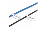 Accessoires - StarTech.com 3.5in (9cm) Cable Labels 100 Pack White Cable/Cord Tags (CABLE-TAG-HLWH) - cable identification labels - hook-to-hook fastener write-on - CABLE-TAG-HLWH