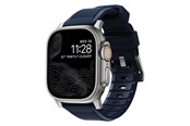 Smartwatch - Accessoires - Nomad Rugged Strap - atlantic blue/silver - AW Ultra 2/1 49mm 9/8/7 45mm/6/SE/5/4 44mm/3/2/1 42mm - NM01296485
