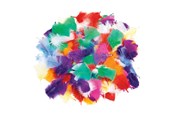 Schrijf- en tekenartikelen - Colorations - Rainbow feathers 85 grams - CHRFEA