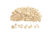 Schrijf- en tekenartikelen - Colorations - Wooden Shapes in 5 Designs 350pcs. - WSHAPE