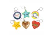 Schrijf- en tekenartikelen - Colorations - Make Your Own Keychain Set of 12 - CHKEYCHN