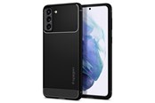 Mobiel - Covers & Cases - Spigen Rugged Armor - black - Galaxy S21 - ACS02421
