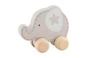 Speelgoed voor baby's - Goki Wooden Push Figure Elephant - 55892