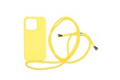 Mobiel - Covers & Cases - Mobile Origin Lanyard Case - yellow - iPhone 15 Pro - LYC-S-YLW-15PRO