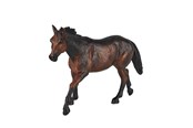 Speelgoedpop - Mojo Horse World Quarter Horse Dark Brown - 387151