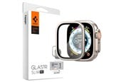 Smartwatch - Accessoires - Spigen Glass tR Slim Pro 1 Pack - titanium - Apple Watch Ultra 2/Ultra 49mm - AGL06161