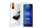Mobiel - Beschermend glas - Spigen Glass tR Slim 2 Pack - Xiaomi Redmi Note 12 Pro 5G/Redmi Note 12 Pro+ 5G/POCO X5 Pro 5G - AGL06045
