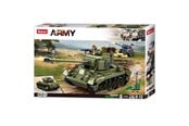 Bouw-/constructiekits - Sluban Army - Medium Tank Green - M38-B0860