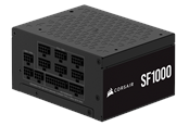 Voeding - Corsair SF Series SF1000 (2024) Voeding - 1000 Watt - 92 mm - ATX 3.1 - 80 Plus 80 PLUS Platinum - CP-9020257-EU