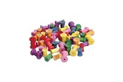 Schrijf- en tekenartikelen - Colorations - Colored Wooden Bobbins Set of 50 - CHCSPOOL