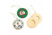Schrijf- en tekenartikelen - Colorations - Decorate your own Wooden Photo Frame Ornament Set of 12 - CHPHOTO