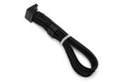 Voedingskabel (intern) - DUTZO Sleeved PCI-E 12V-2x6 verlengkabel - lock pin down - Zwart - DSC-PE12V2X6-PD-30-BLK