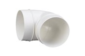 Ventilatie - Duka Bend 90° Ø100mm white - 127152