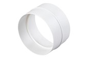 Ventilatie - Duka Joint socket Ø100 mm white - 127155