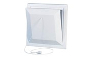 Ventilatie - Duka Flap valve Type 111 150x150 mm white - 125071