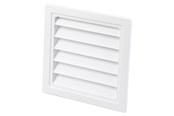 Ventilatie - Duka Jalousie grid Type 63.3 150 x 150 mm white - 109031