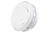 Ventilatie - Duka Exhaust and intake valve Type 125 VRF Ø125 mm white - 130621