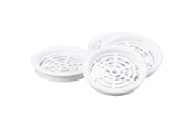 Ventilatie - Duka Cabinet grid Type 61.1 Ø43 mm white - 4 pcs. - 108990