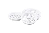 Ventilatie - Duka Cabinet grid Type 61.2 Ø60 mm white - 4 pcs. - 109022