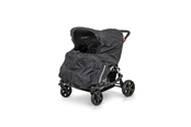 Kinderwagens & Buggy's - Babytrold Rain cover twin stroller black - 21-17