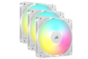 Case Fan - Corsair RS120 ARGB 3-pack - Case ventilator - 120mm - Wit met RGB-licht - 36 dBA - CO-9050185-WW