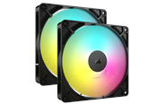 Case Fan - Corsair RS140 ARGB 2-pack - Case ventilator - 140mm - Zwart met RGB-licht - 36 dBA - CO-9050183-WW