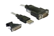 Netwerk-adapter (netwerkkaart, printserver, enz.) - DeLOCK - serial adapter - USB - RS-232 - 61308