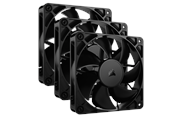 Case Fan - Corsair RS120 3-pack - Case ventilator - 120mm - Black - 36 dBA - CO-9050189-WW
