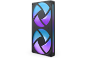 Case Fan - NZXT F240 RGB CORE UNIBODY - 240mm - Case ventilator - 120mm - Black - 30 dBA - RF-U24HF-B1