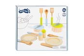 Houten speelgoed - Small Foot Wooden Cooking Utensils and Tableware Set 15dlg. - 11098