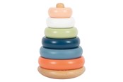 Speelgoed voor baby's - Small Foot - Wooden Stacking Tower Arctic 7 pcs. - 12444