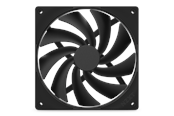 Case Fan - NZXT F140Q V2 Quiet Airflow - Case ventilator - 140mm - Black - 25 dBA - RF-Q14SF-B2