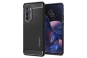 Mobiel - Covers & Cases - Spigen Rugged Armor - black - Motorola Edge 2022 - ACS05544