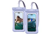 Mobiel - Covers & Cases - Spigen Aqua Shield WaterProof Floating Case A610 2 Pack - aqua blue - ACS06016