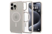 Mobiel - Covers & Cases - Spigen Ultra Hybrid MagSafe - frost natural titanium - iPhone 15 Pro - ACS07215