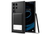 Mobiel - Covers & Cases - Spigen Liquid Slot - matte black - Samsung Galaxy S24 Ultra - ACS07310