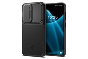 Mobiel - Covers & Cases - Spigen Optik Armor - black - Samsung Galaxy S24 - ACS07363