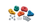 Buiten spelen - SwingKing Climbing Stone Set Small with 2 holes 5 pcs. - 2550045