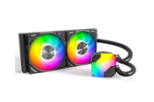 CPU koeler - Montech Hyper Flow ARGB 240 - Black - CPU waterkoeling - Max 29 dBA - Hyper Flow ARGB 240 (B)