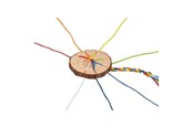 Schrijf- en tekenartikelen - Goki Wooden Braid Disc Bracelets Making Craft Kit - 58484